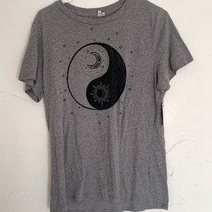 LE Life Elsewhere Sun and Moon Yin Yang T-shirt